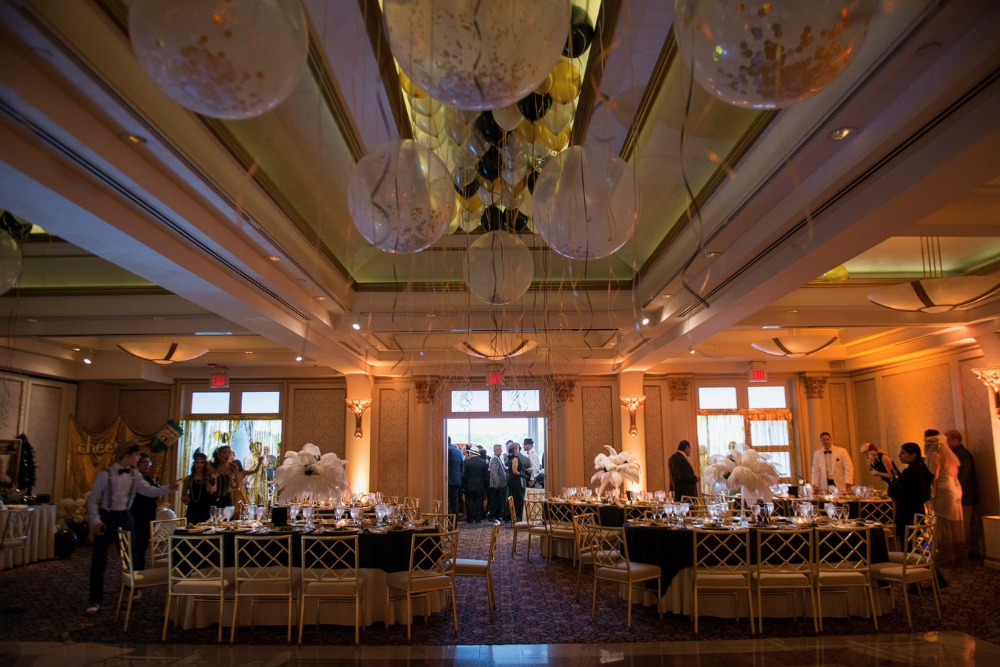Gatsby engagement gala designed by The SL Scene