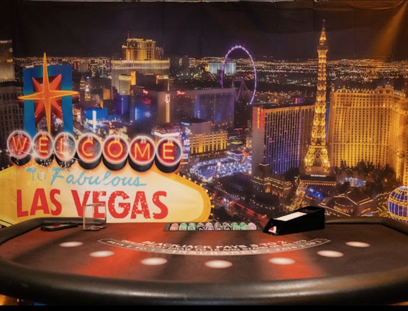 Welcome to Las Vegas 45th birthday designed by The SL Scene